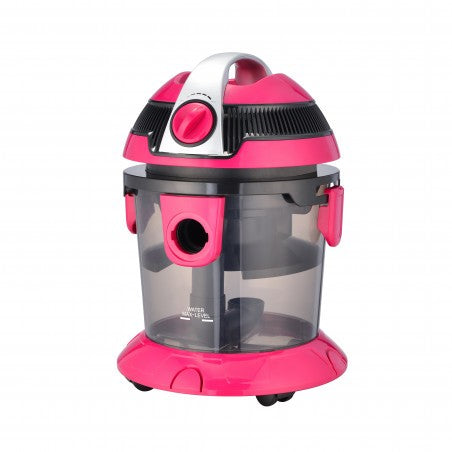 Aspirator cu Filtrare Apă 2000W, 10L, Roz, Oliver Voltz