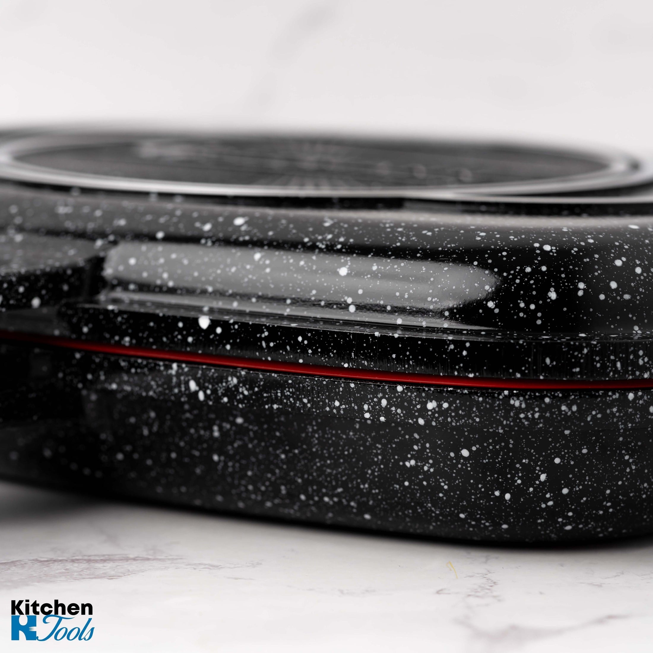 Tigaie Grill Dublă Goldmann, 36 cm, Acoperire Ceramică