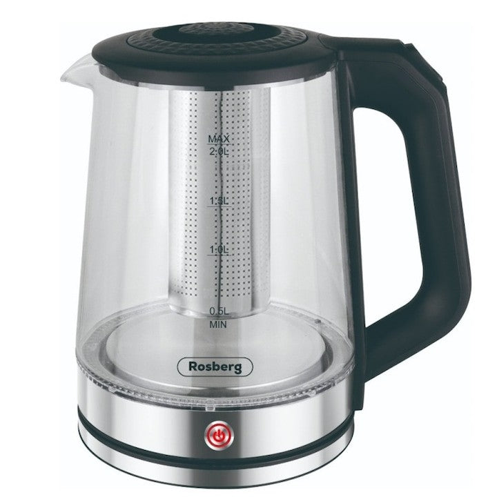 Fierbător electric Rosberg 2L, negru