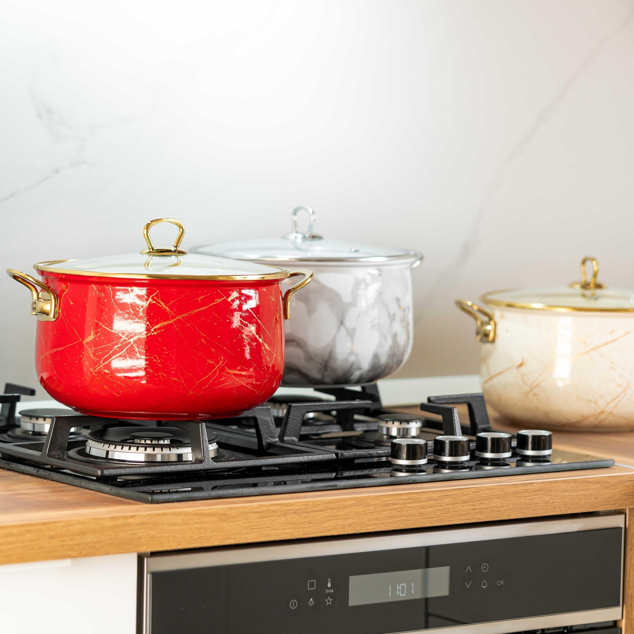 Cratiță Goldmann, 28x17cm, inductie, manere titan aurii