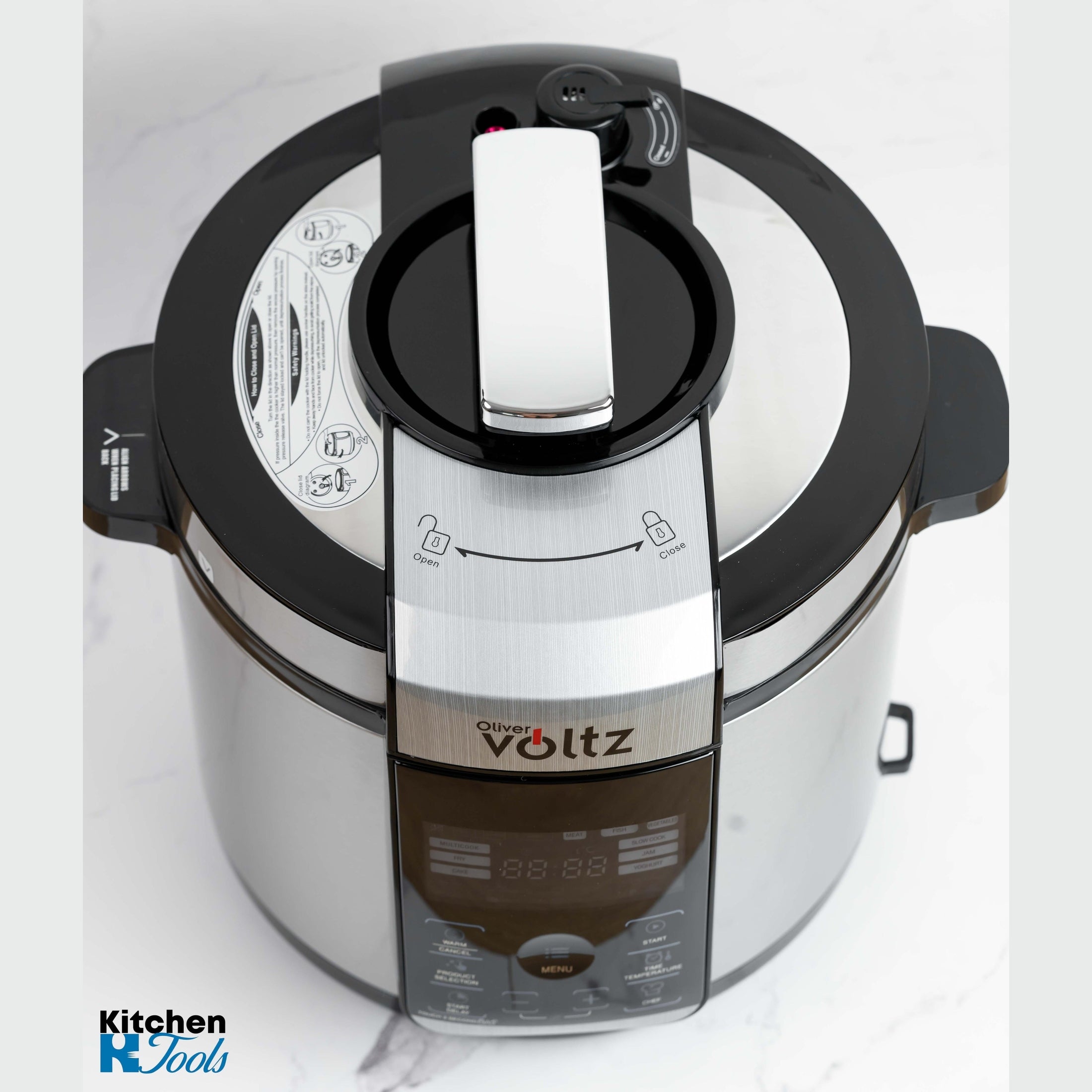Multicooker Inox 6L, 9 Programe, 1000W Rosberg