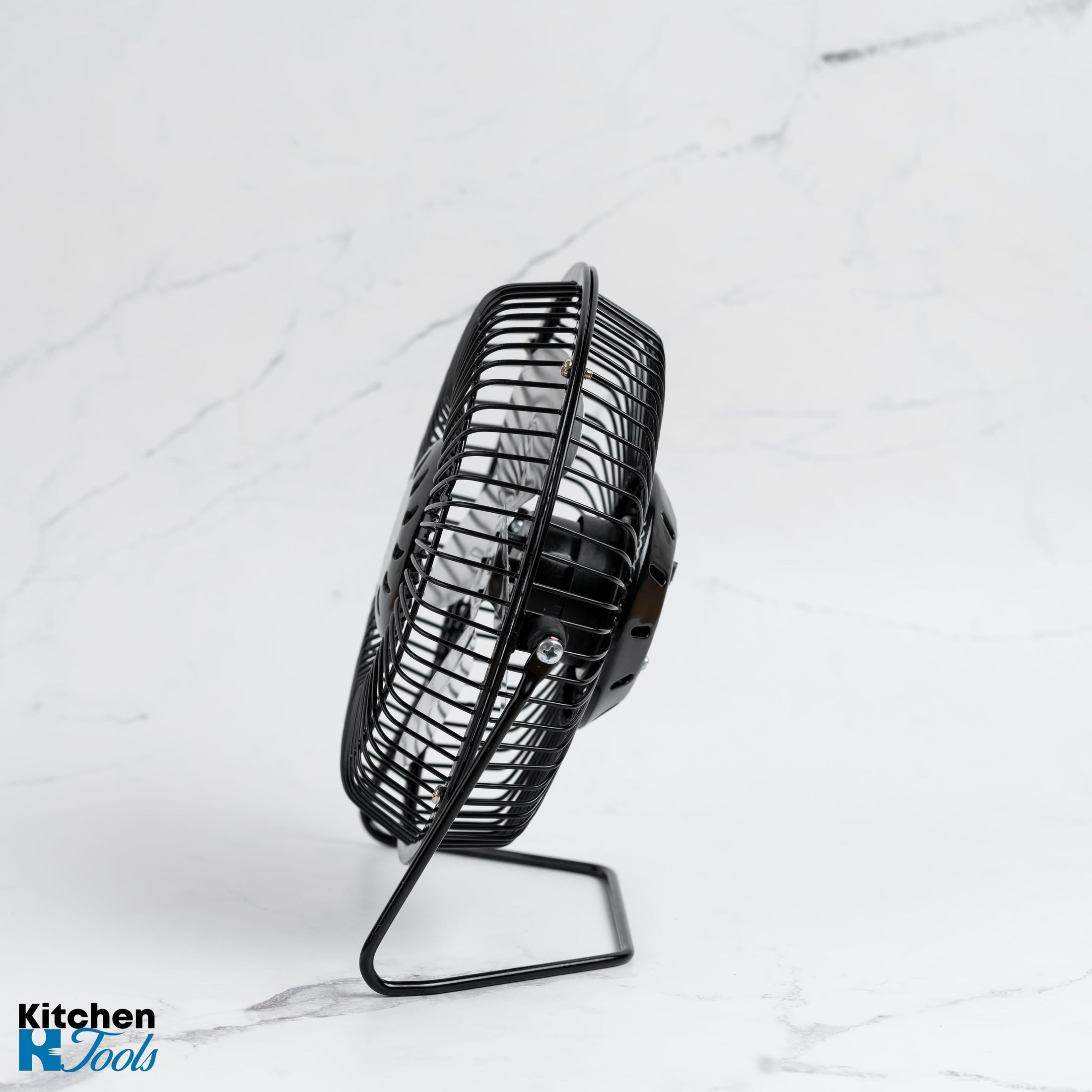 Ventilator Birou USB Rosberg, 19 cm, Negru