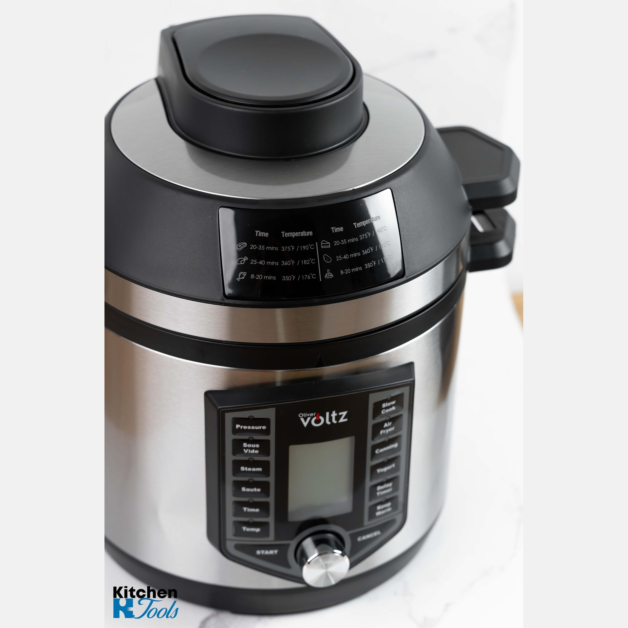 Oală sub presiune & Friteuză aer 2 în 1 Oliver Voltz