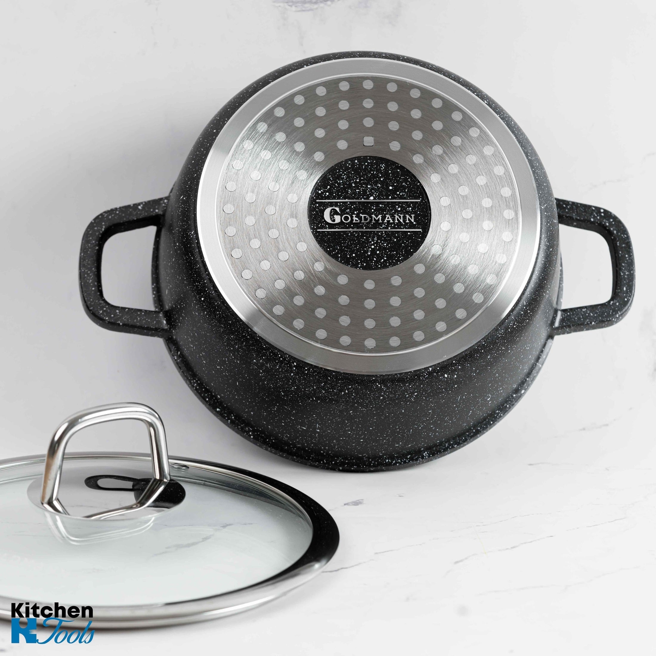 Cratită aluminiu Goldmann 7.9L cu capac termorezistent