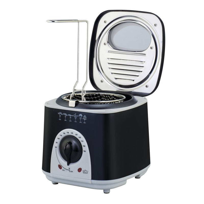 Friteuza și aparat de fondue Rosberg, 950W, Negru