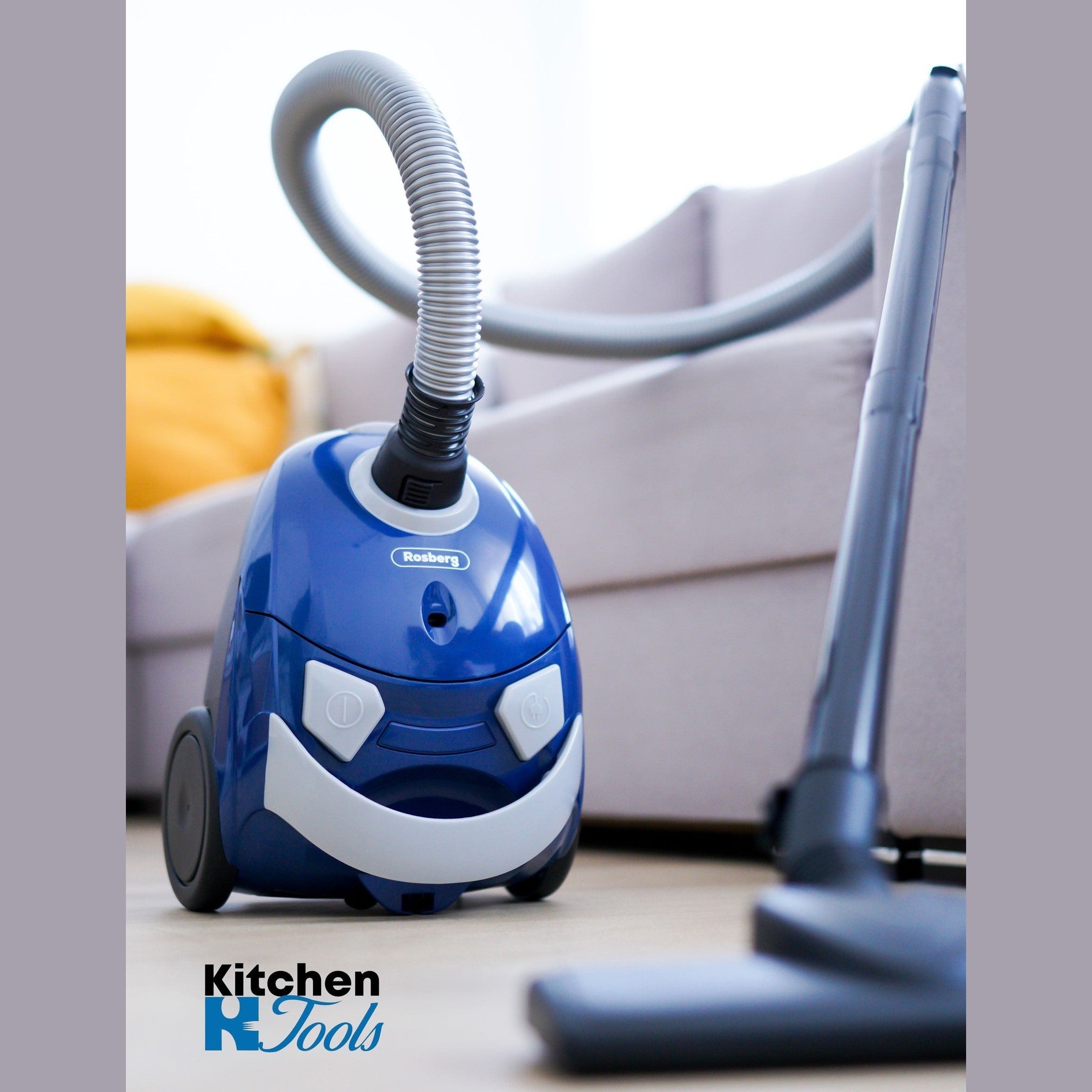 Aspirator cu sac Rosberg, albastru