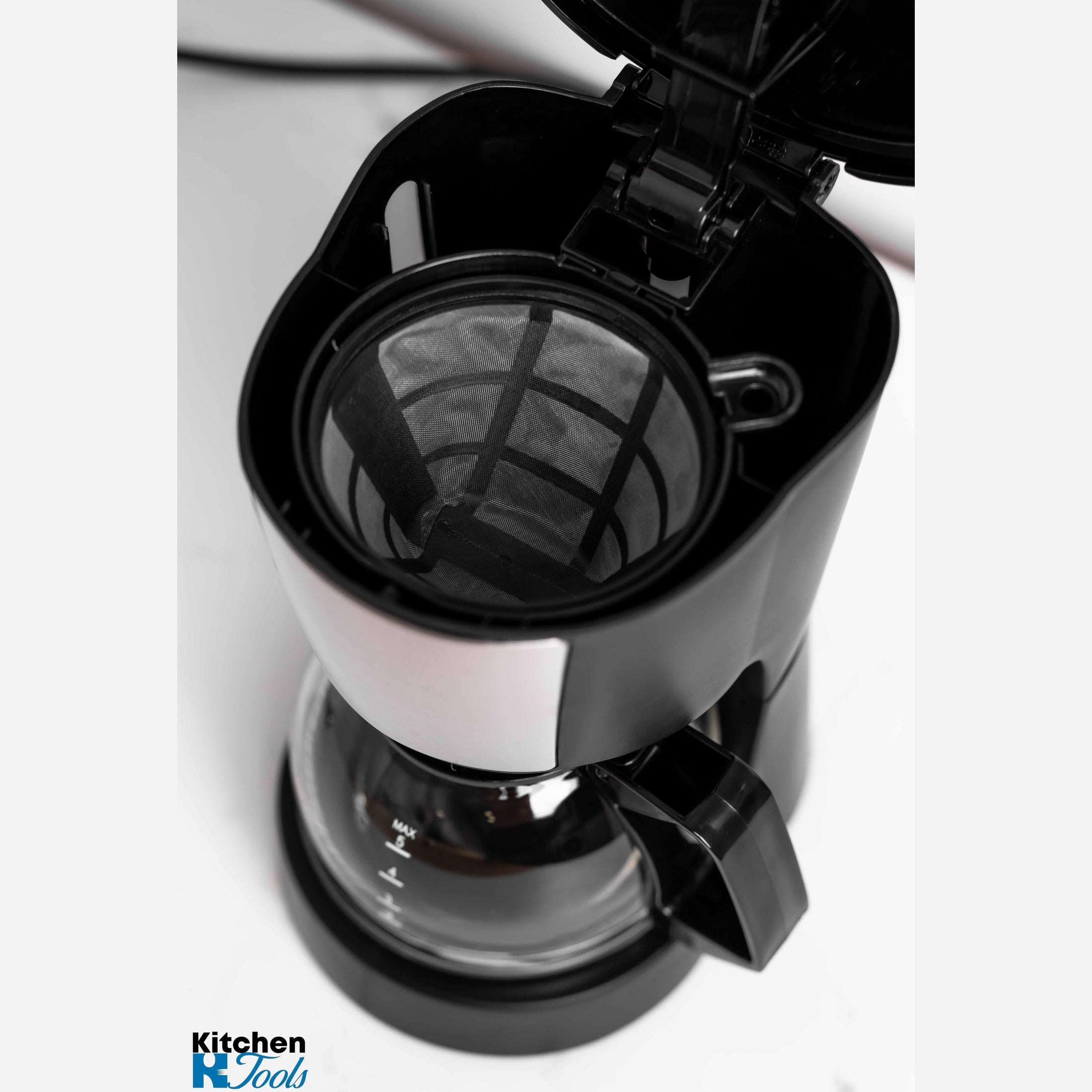 Aparat de cafea Rosberg 600ml, cu filtre și carafă