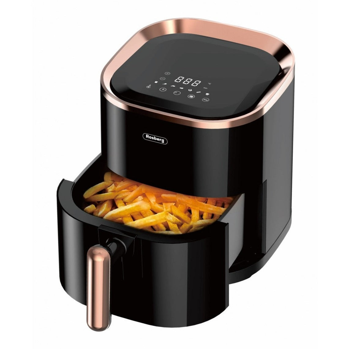 AirFryer fara ulei, 1200W, 3.5L, Negru, Rosberg