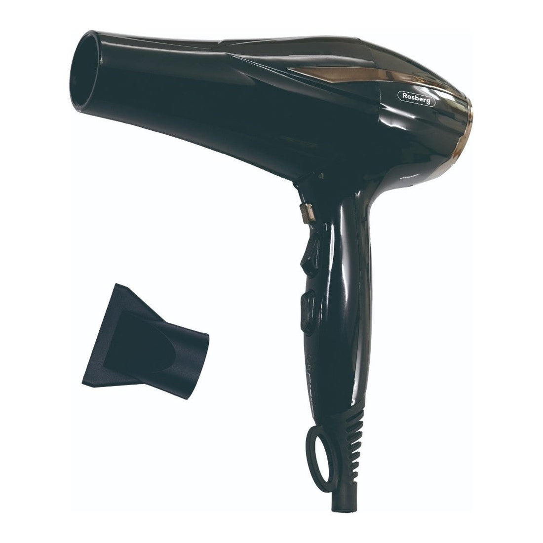 Uscător de păr Rosberg, 2200W, Negru/Maro