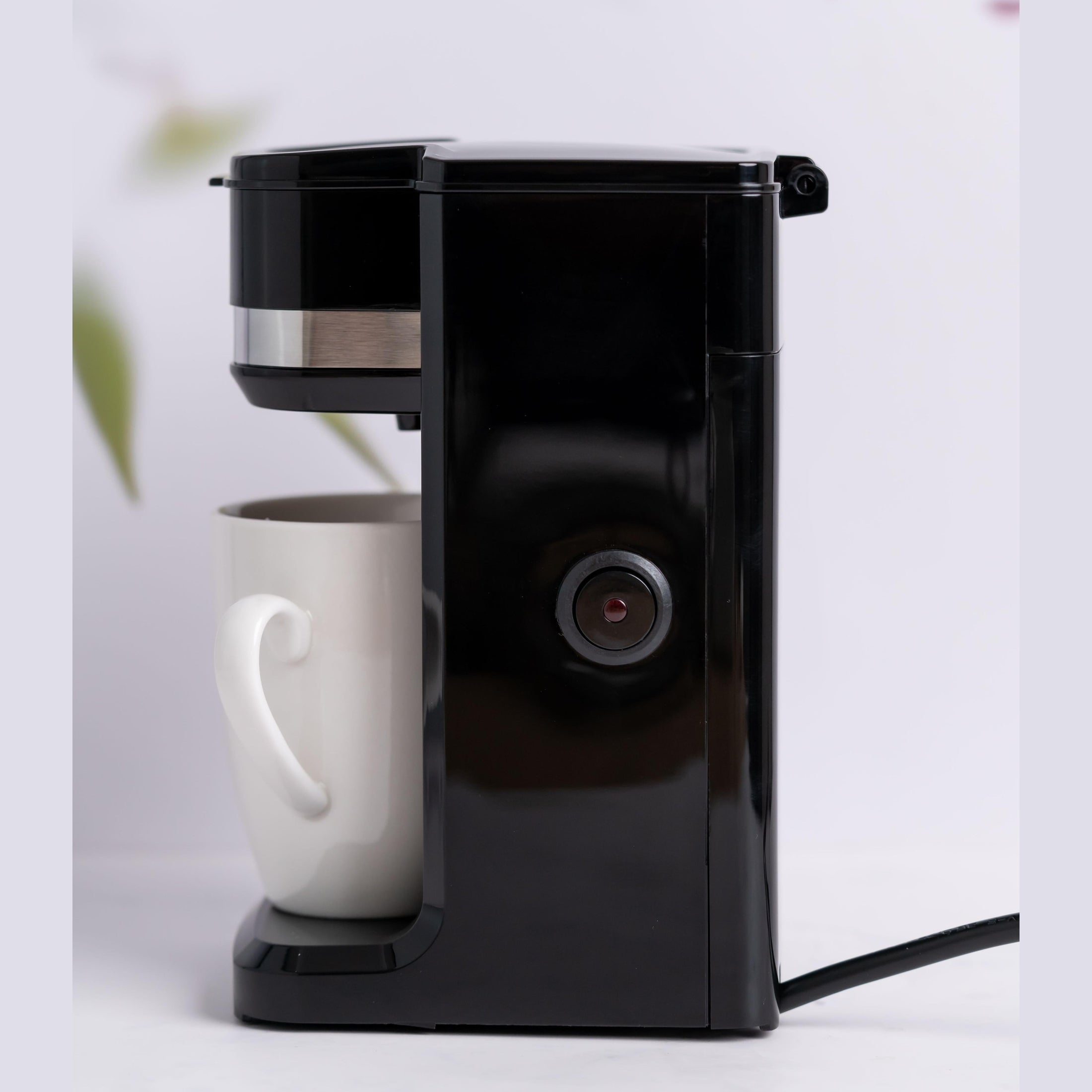 Espressor electric Rosberg, negru, 150ml capacitate