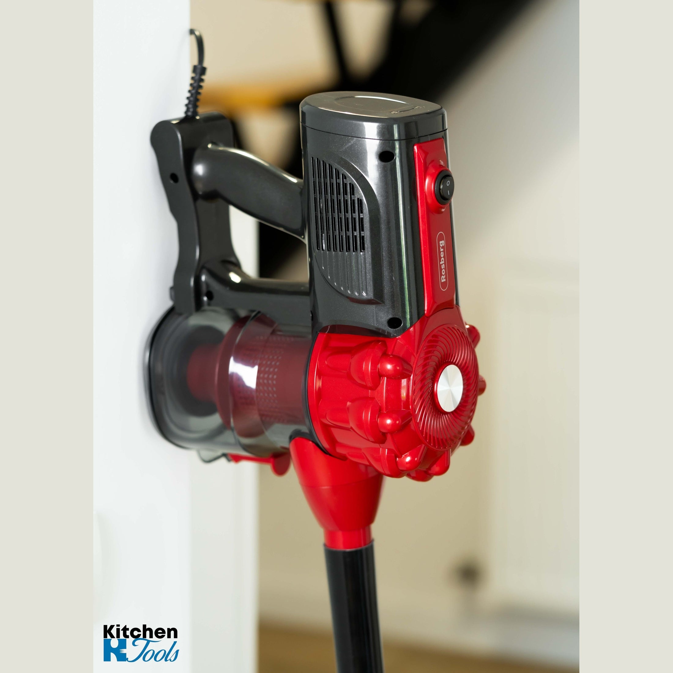 Aspirator Vertical 2 în 1 Rosberg, 600W, Filtru HEPA