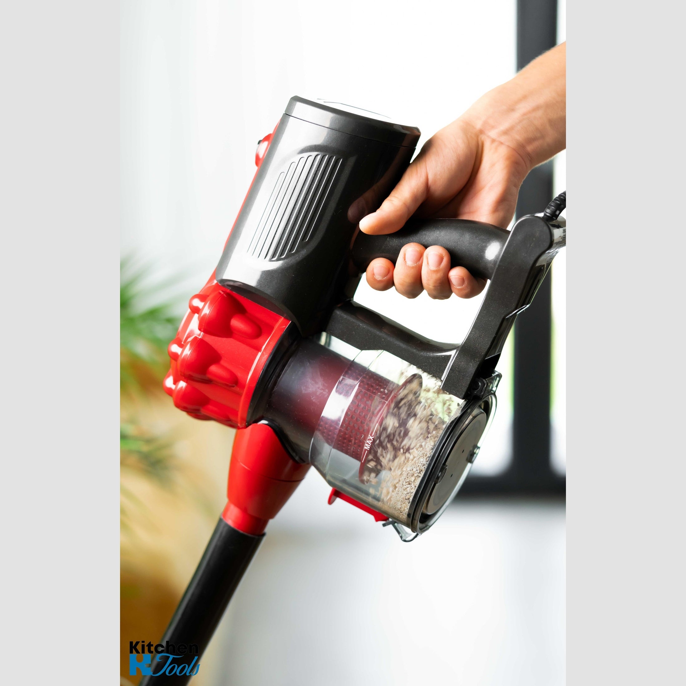 Aspirator Vertical 2 în 1 Rosberg, 600W, Filtru HEPA