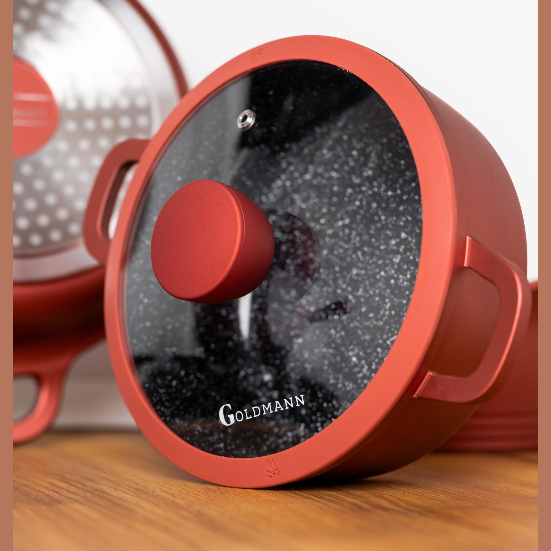 Set Vase Gătit 9 Piese, Aluminiu Turnat, Goldmann