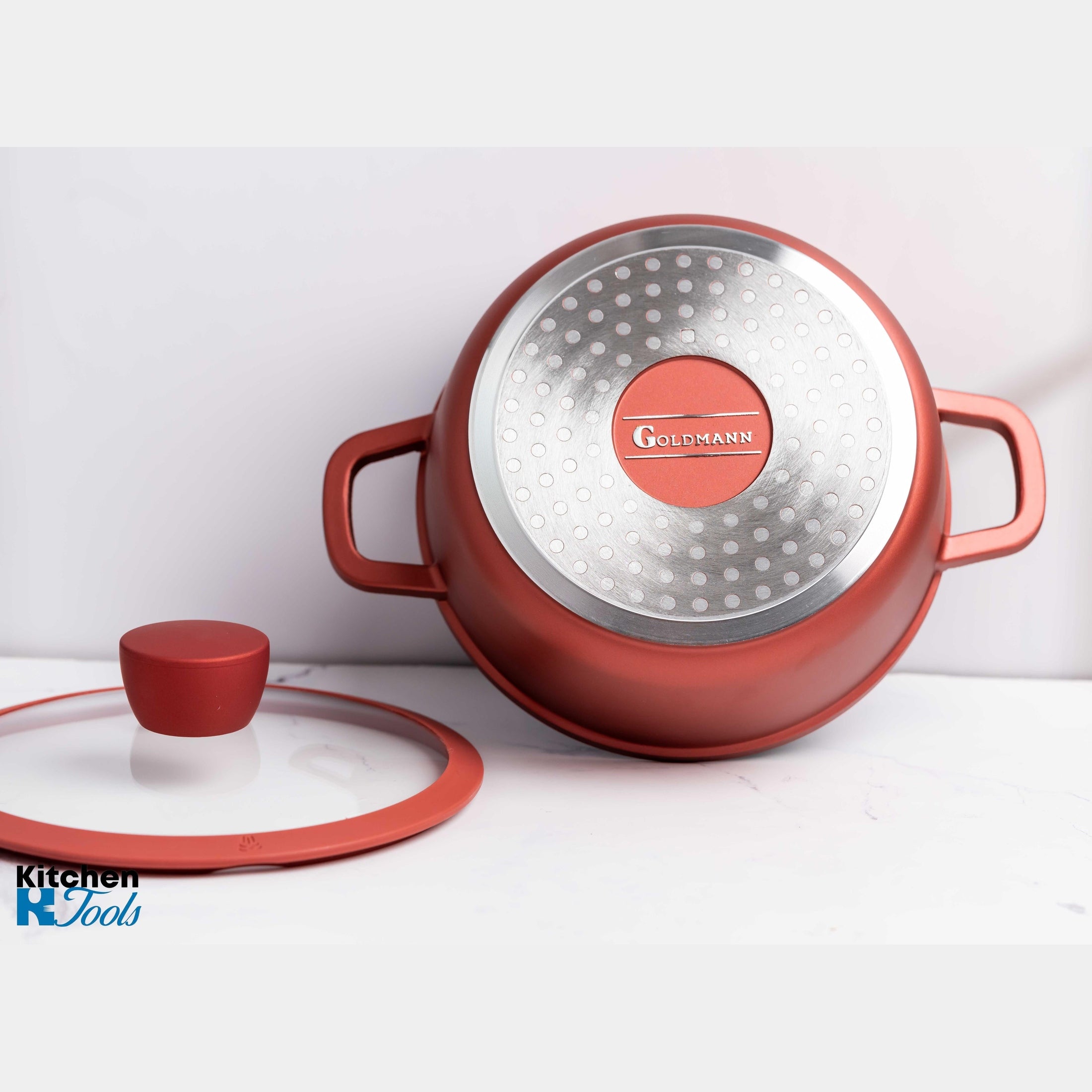 Set Vase Gătit 9 Piese, Aluminiu Turnat, Goldmann