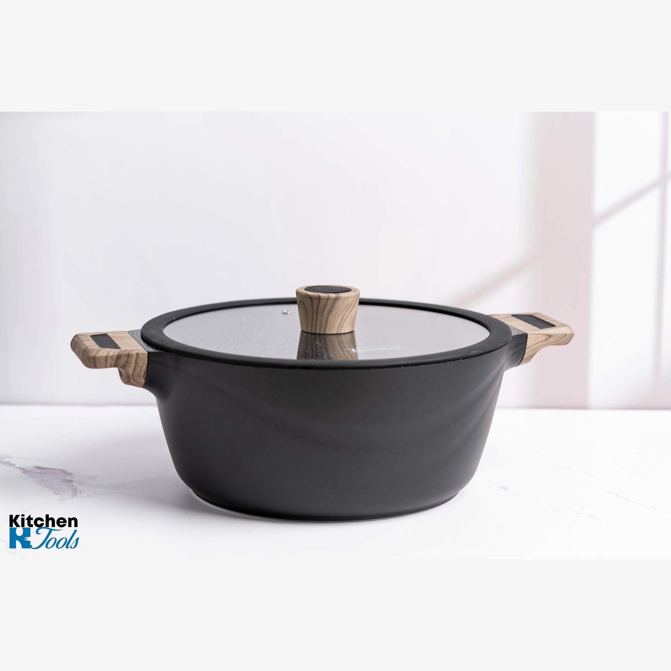 Set vase gătit 9 piese, 3 straturi ceramice, Goldmann