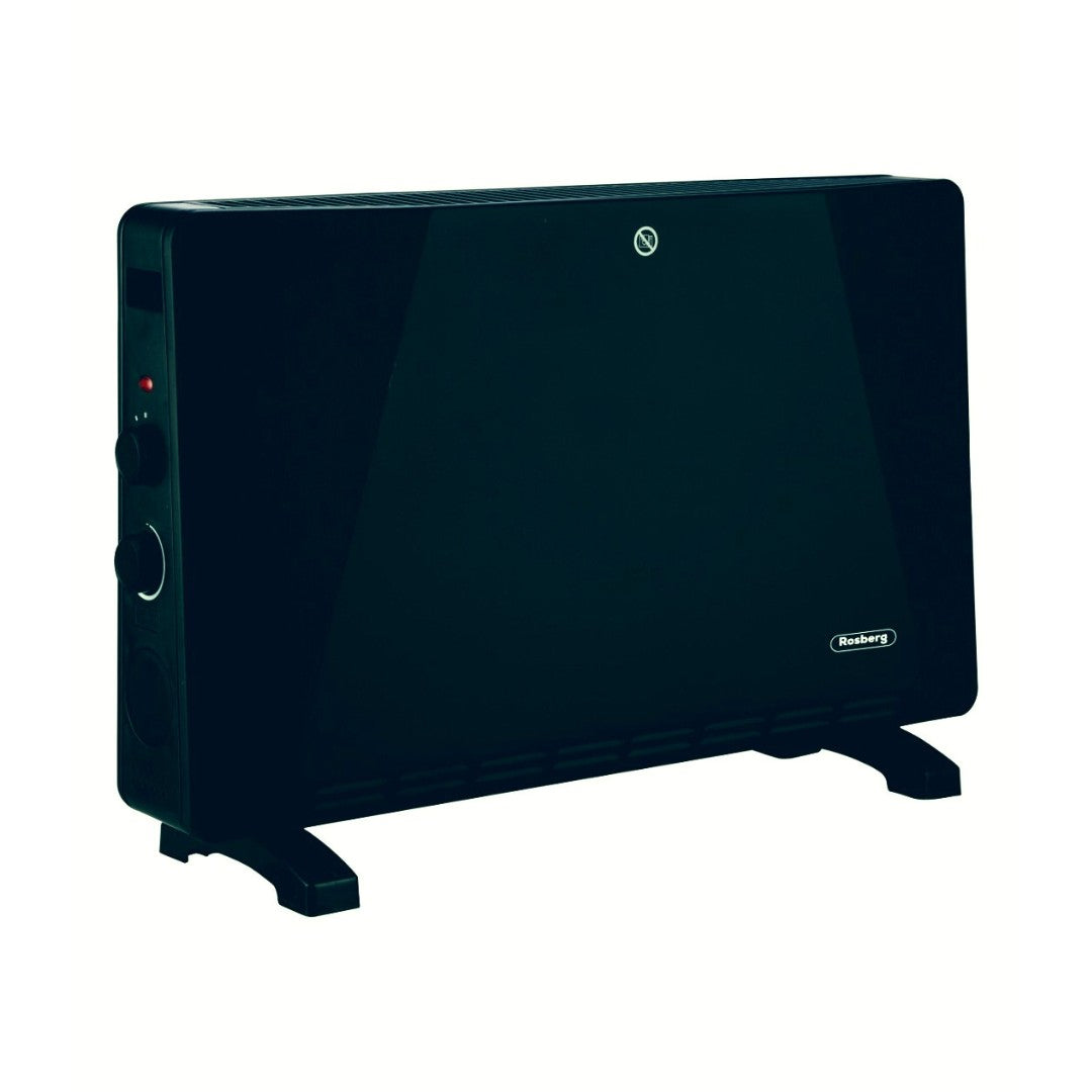 Convector electric Rosberg, negru, 2500W