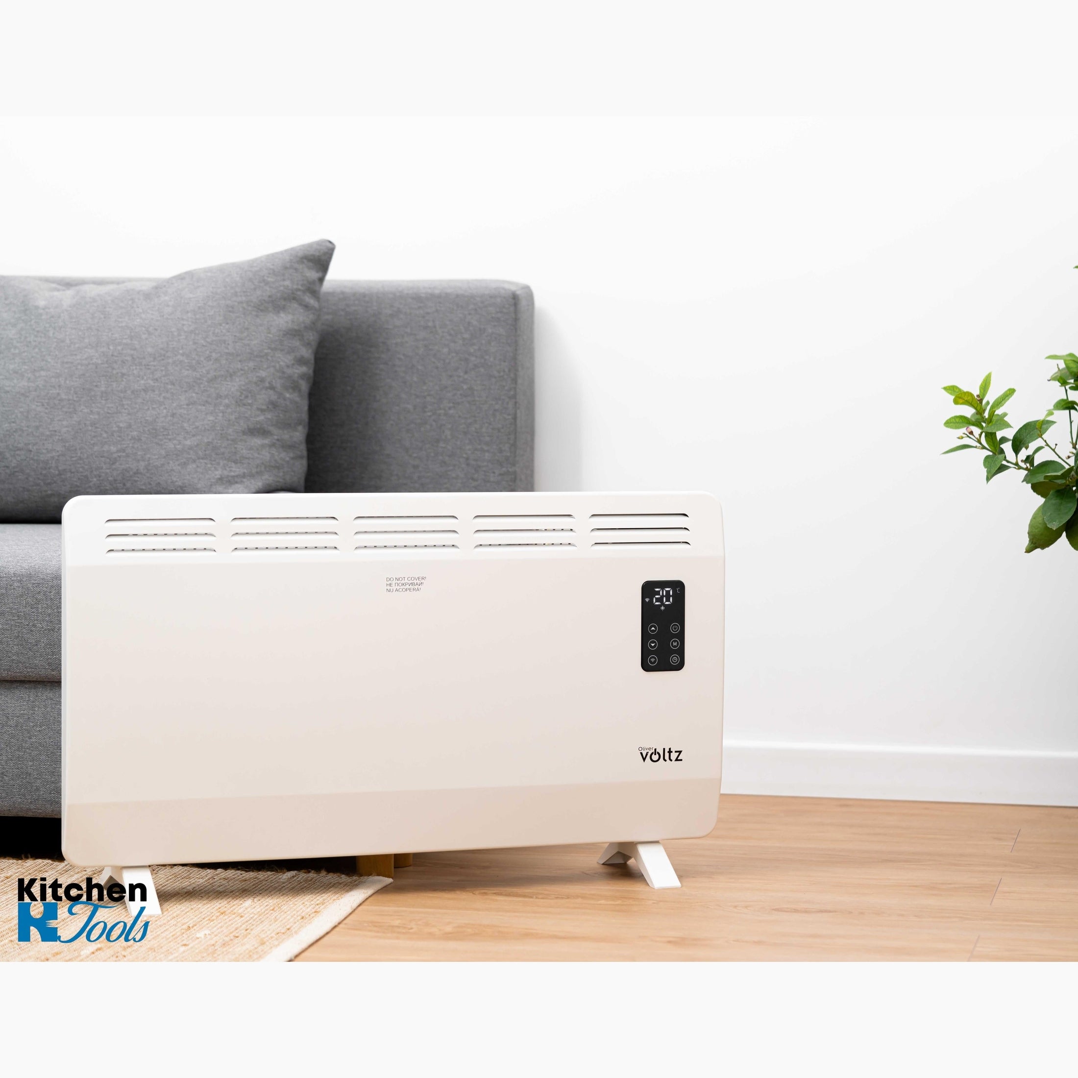 Convector electric Oliver Voltz 2400W, alb