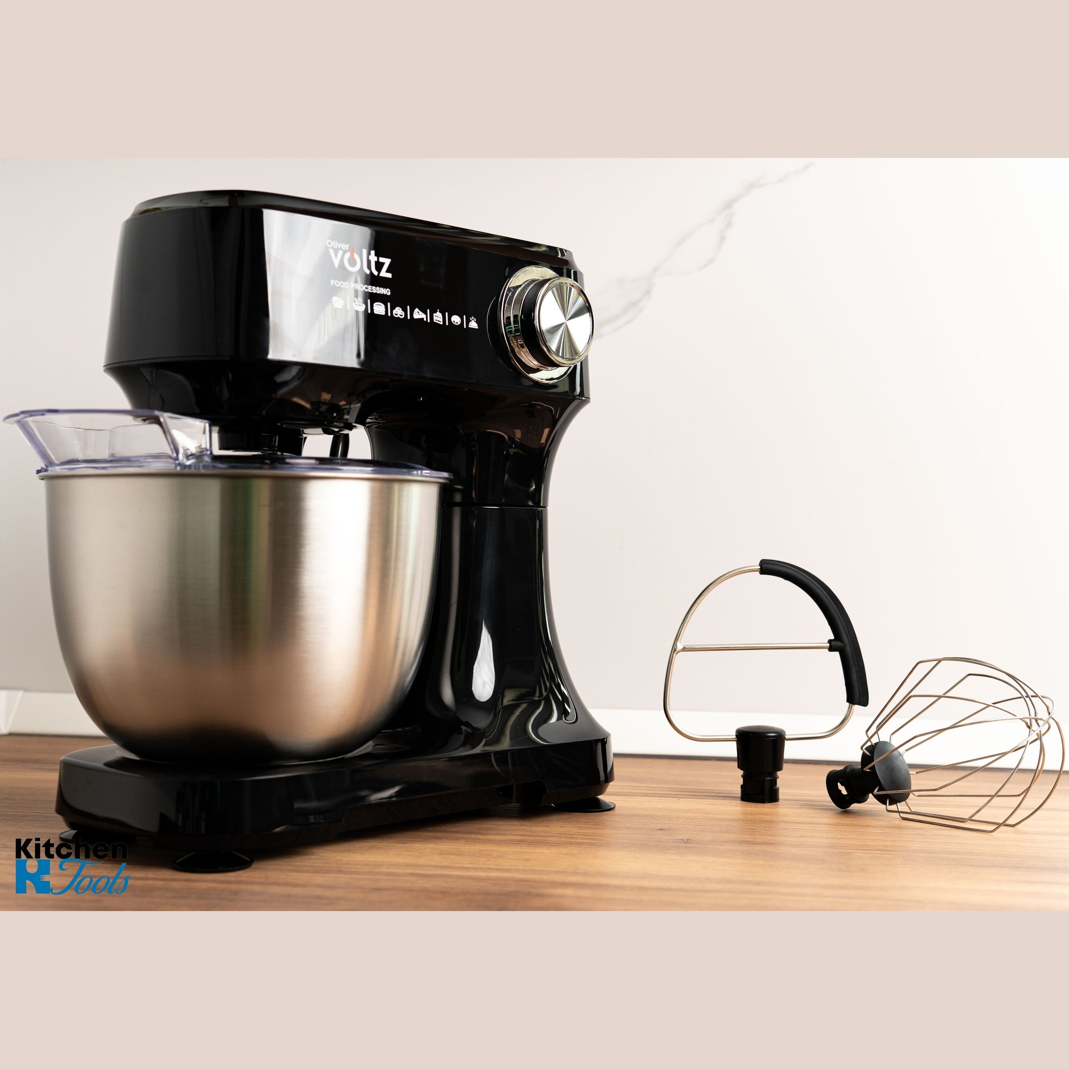 Mixer Planetar 3.5L, Oliver Voltz, negru