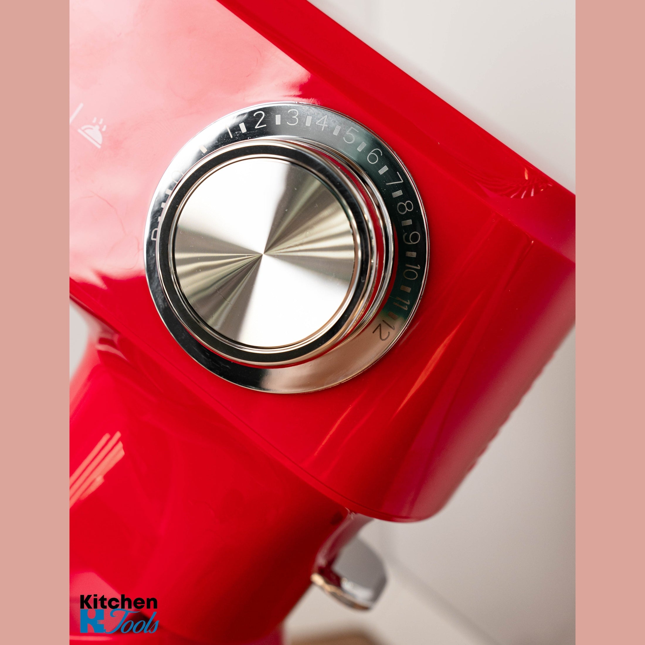 Mixer Planetar Oliver Voltz, 3.5L, 800W, roșu