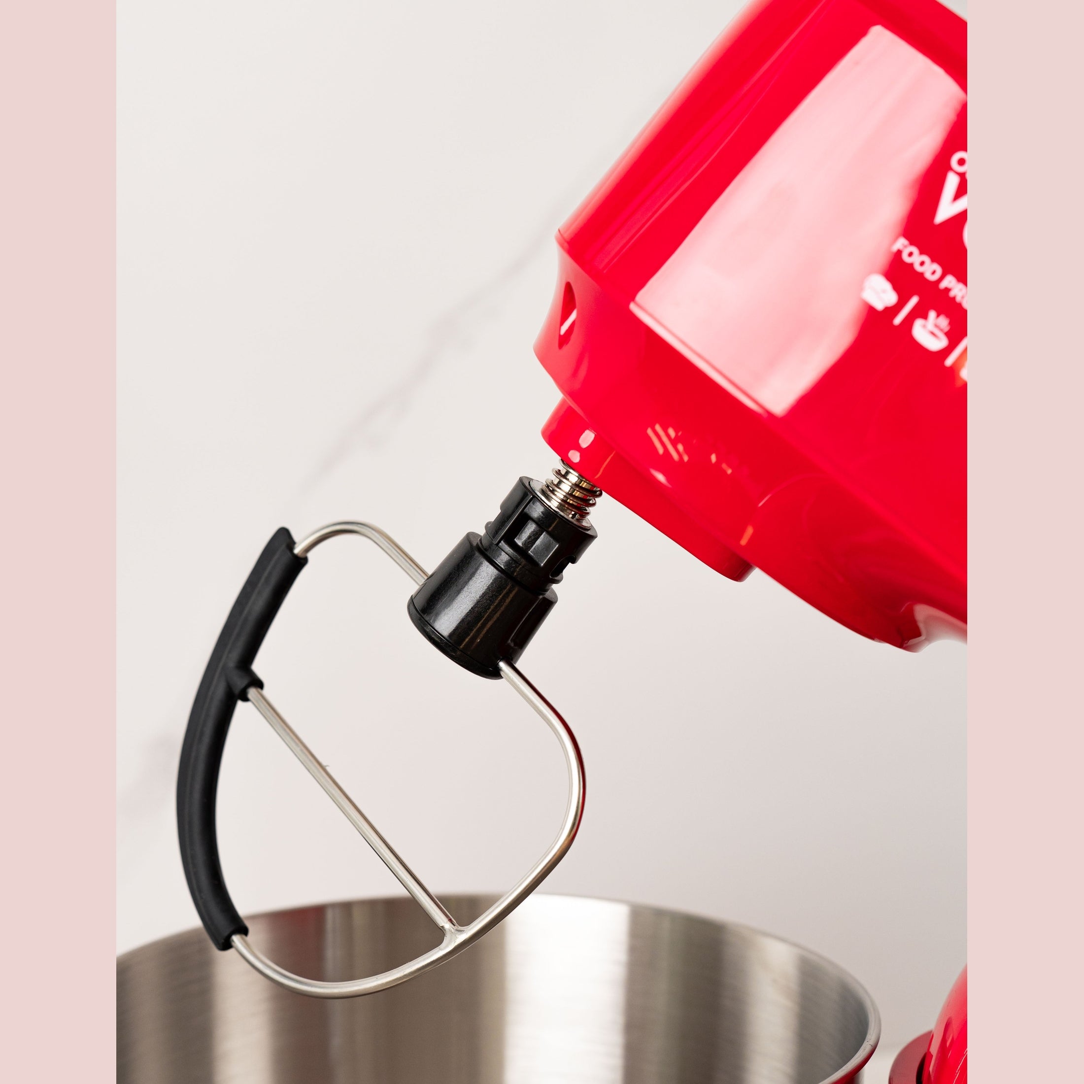 Mixer Planetar Oliver Voltz, 3.5L, 800W, roșu