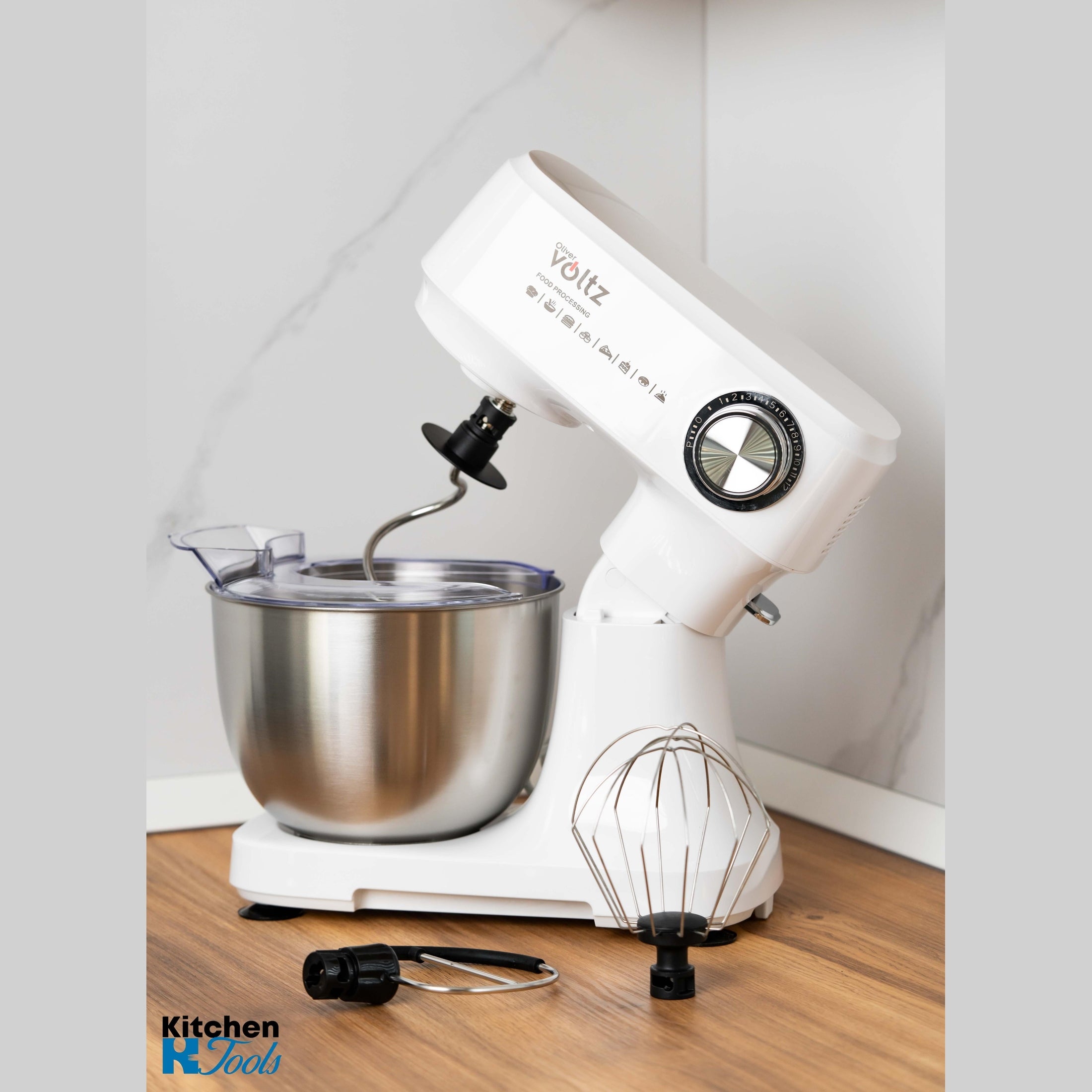 Mixer Planetar 3.5L, 800W, Oliver Voltz, alb