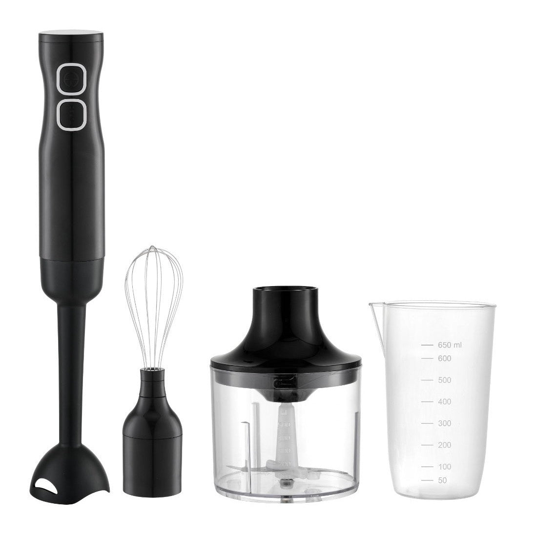 Blender 3 în 1 Rosberg, 400W, negru, ergonomic