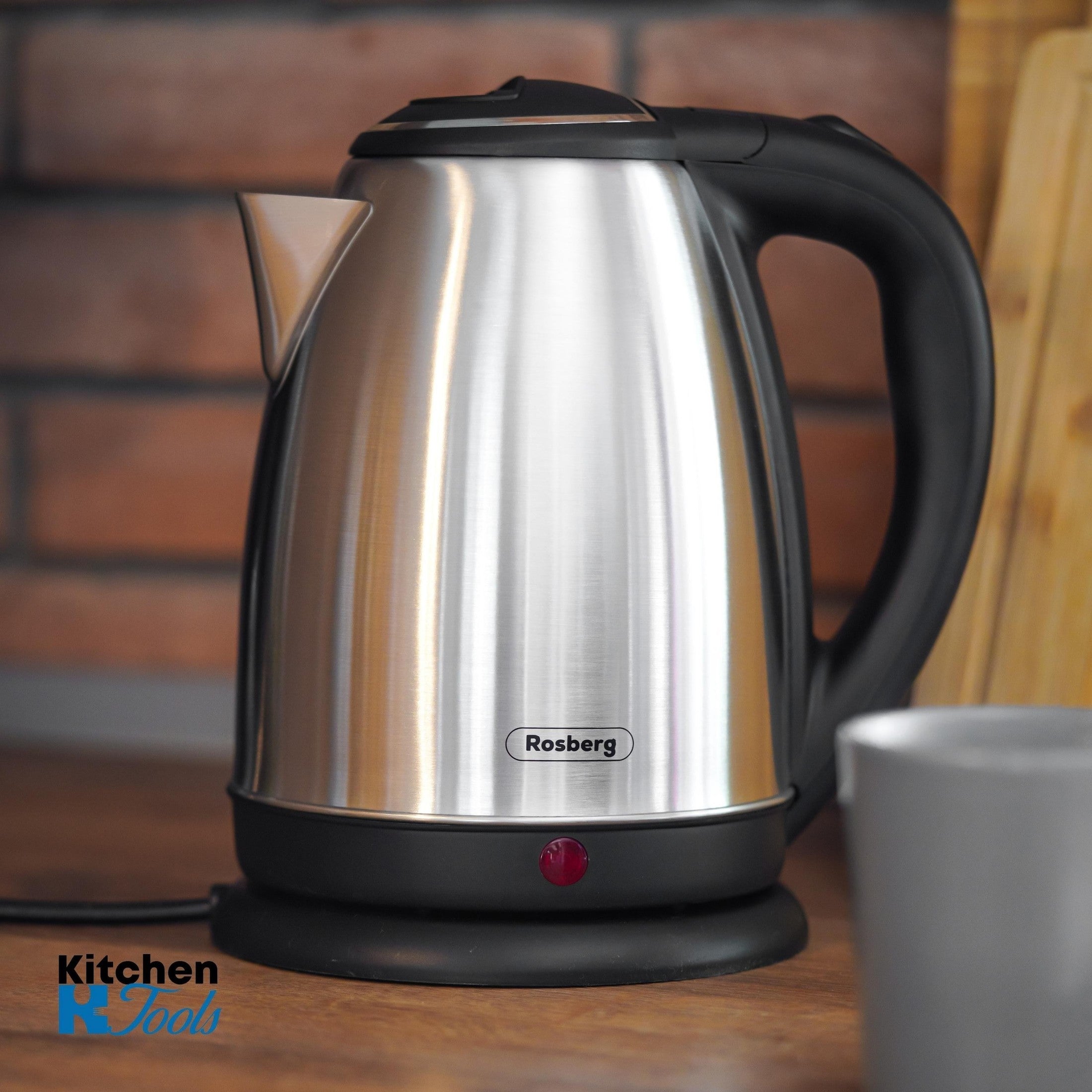 Cana electrica Rosberg inox 1L, 1500W