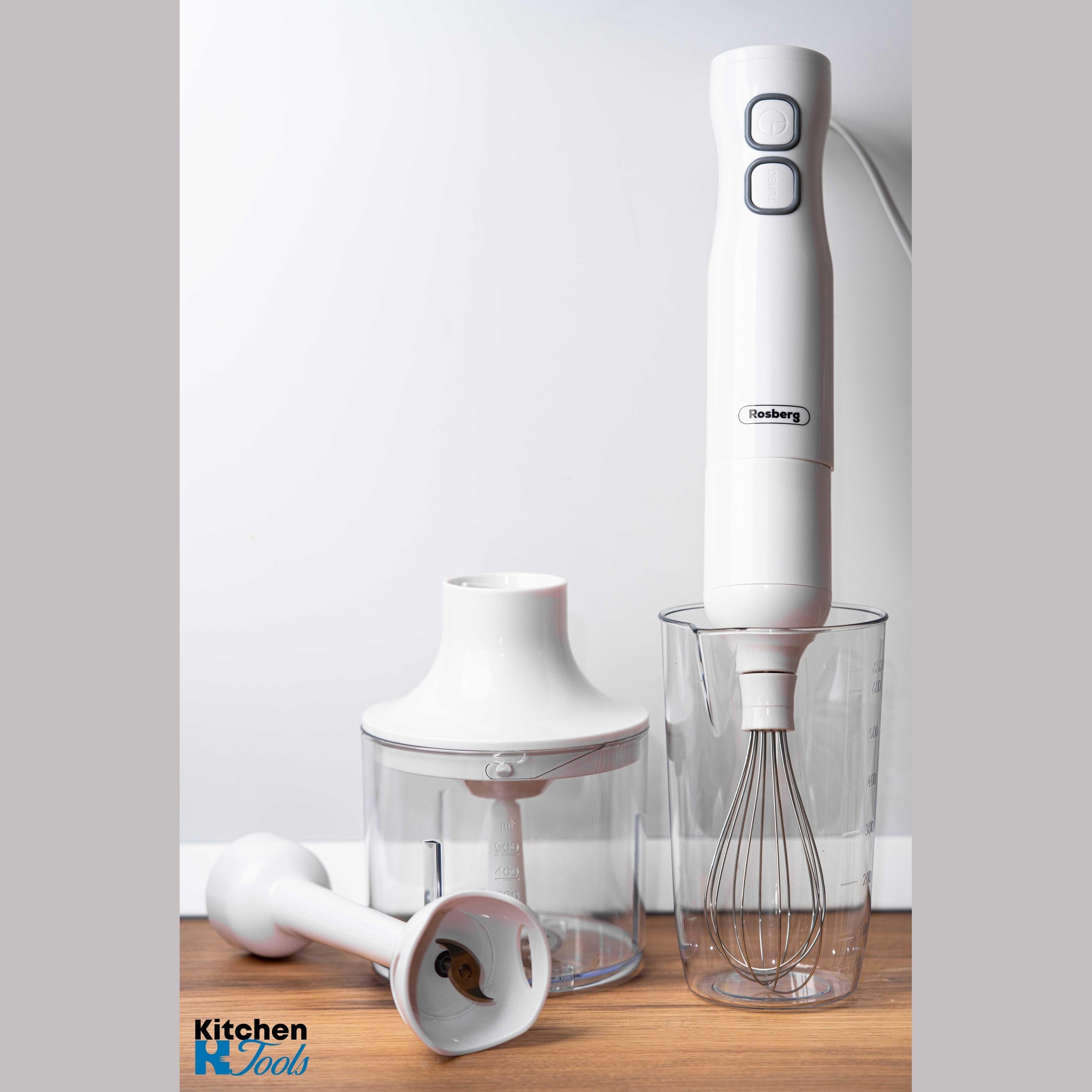 Set blender 3 in 1 Rosberg, 400W, alb