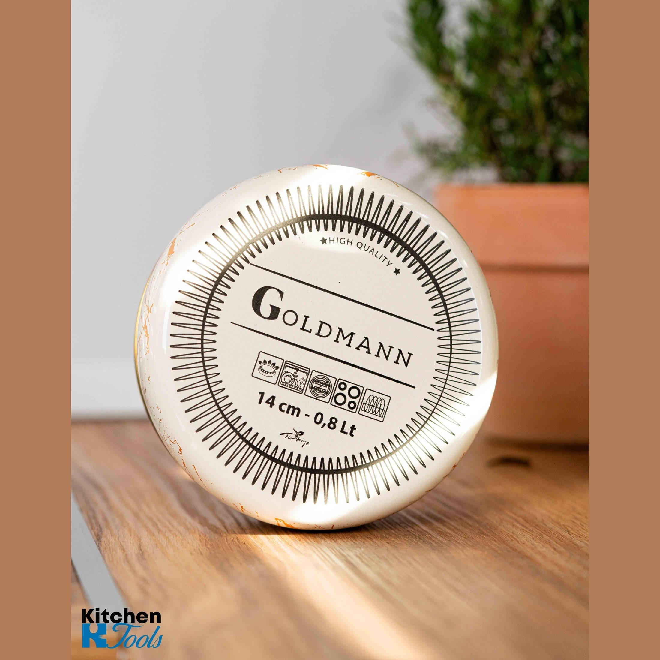 Set boluri emailate Goldmann, 0.8/1.3/1.8L