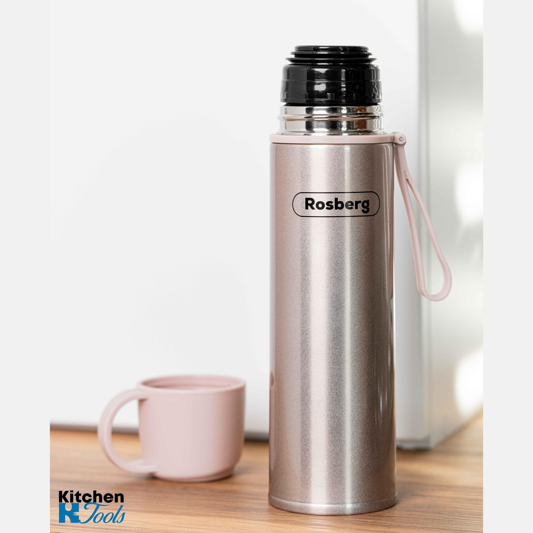 Termos Inox Rosberg 500ml - Compact și eficient