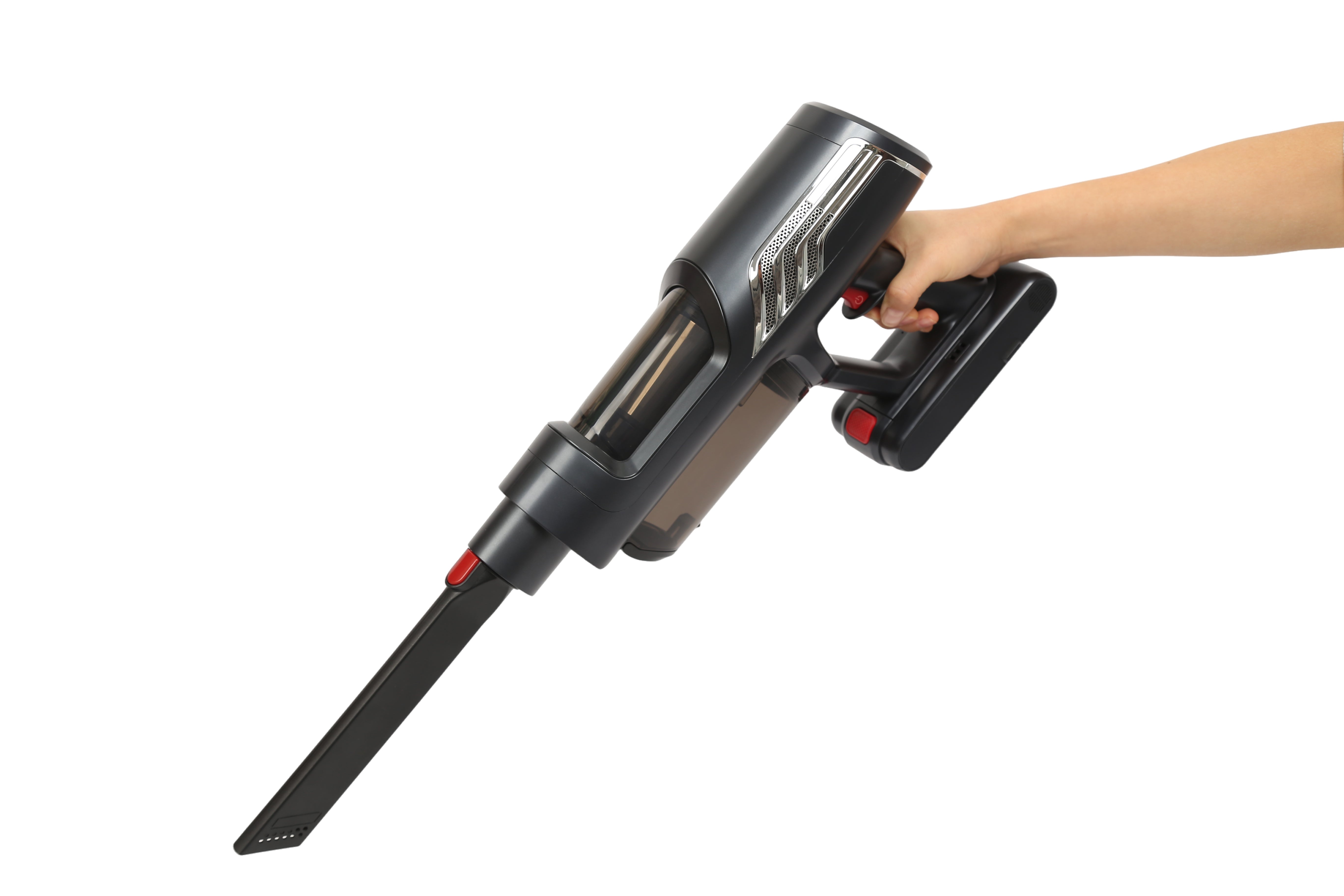 Aspirator vertical 3 in 1, 315AW, fara fir, FILTRU HEPA, perie iluminata LED 10.000RPM, 60 minute autonomie, baterie 29.6V, silentios <73dB, Goldmann