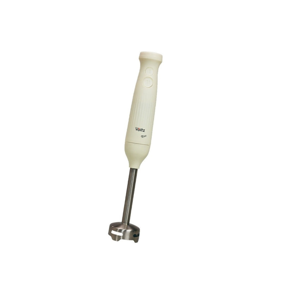 Blender vertical de mana, 600W, lama otel, 2 viteze, Gama Nice, Oliver Voltz, crem