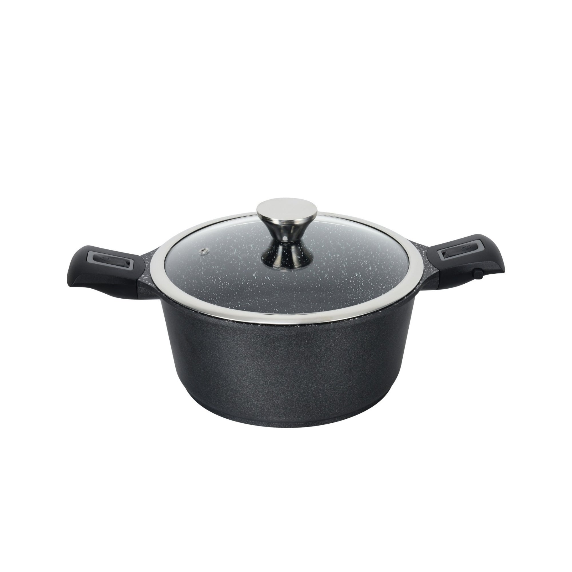 Cratita cu maner detasabil, 6.5litri, aluminiu turnat, Goldmann, suprafata antiaderenta, inclusiv inductie