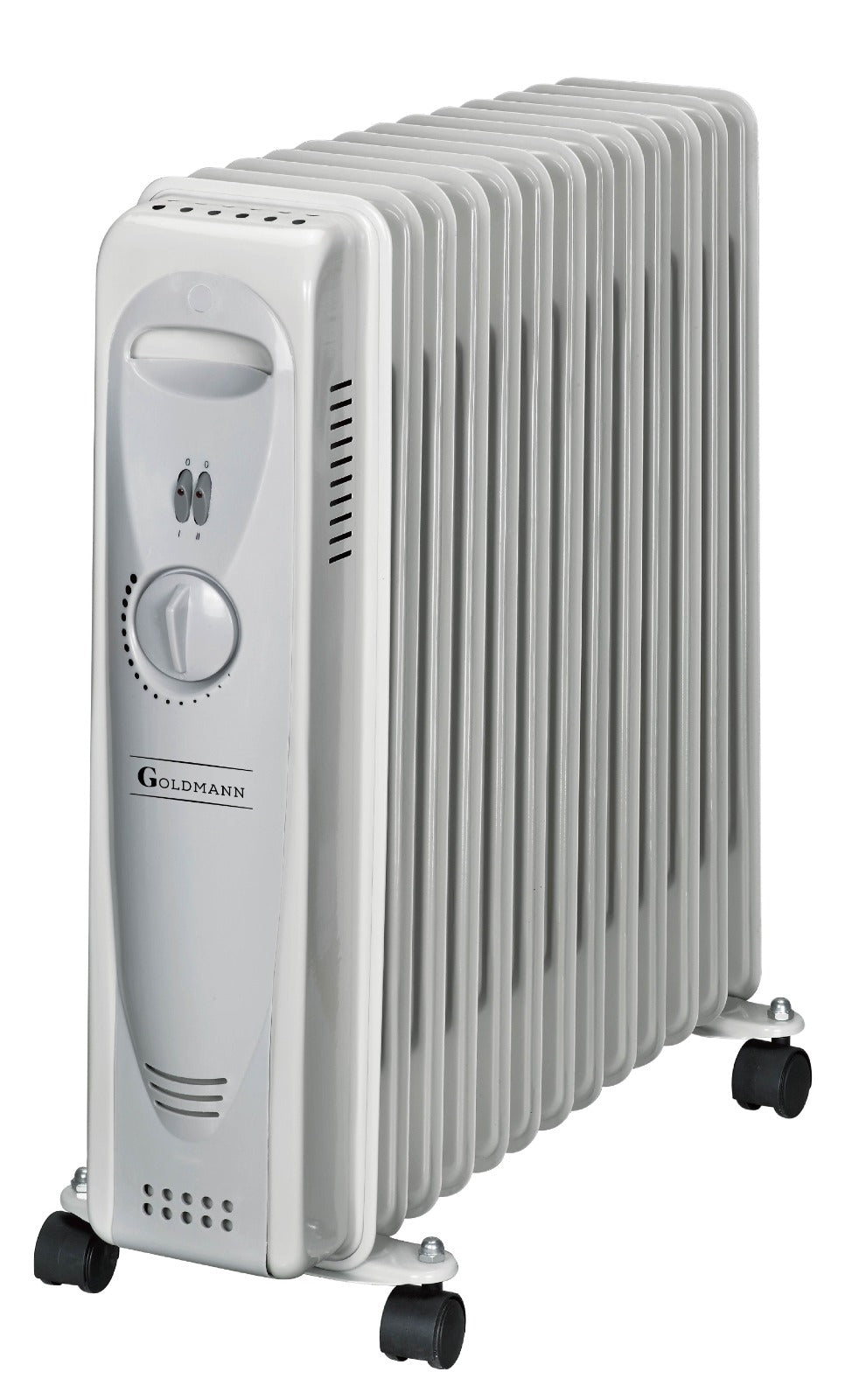 Calorifer electric cu ulei, roti pentru mutare, 2500W, Goldmann 11 elementi