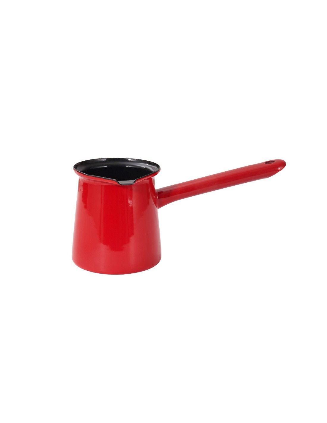 Ibric emailat pentru cafea, 800ml, rosu, Rosberg