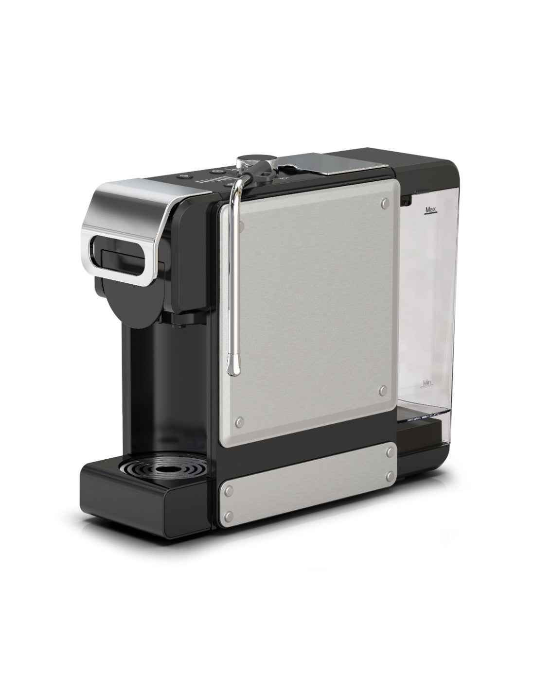 Espressor 8 in 1, 19 bari, 1450W, cafea macinata/capsule, rezervor 1 litru, spumare lapte, Oliver Voltz