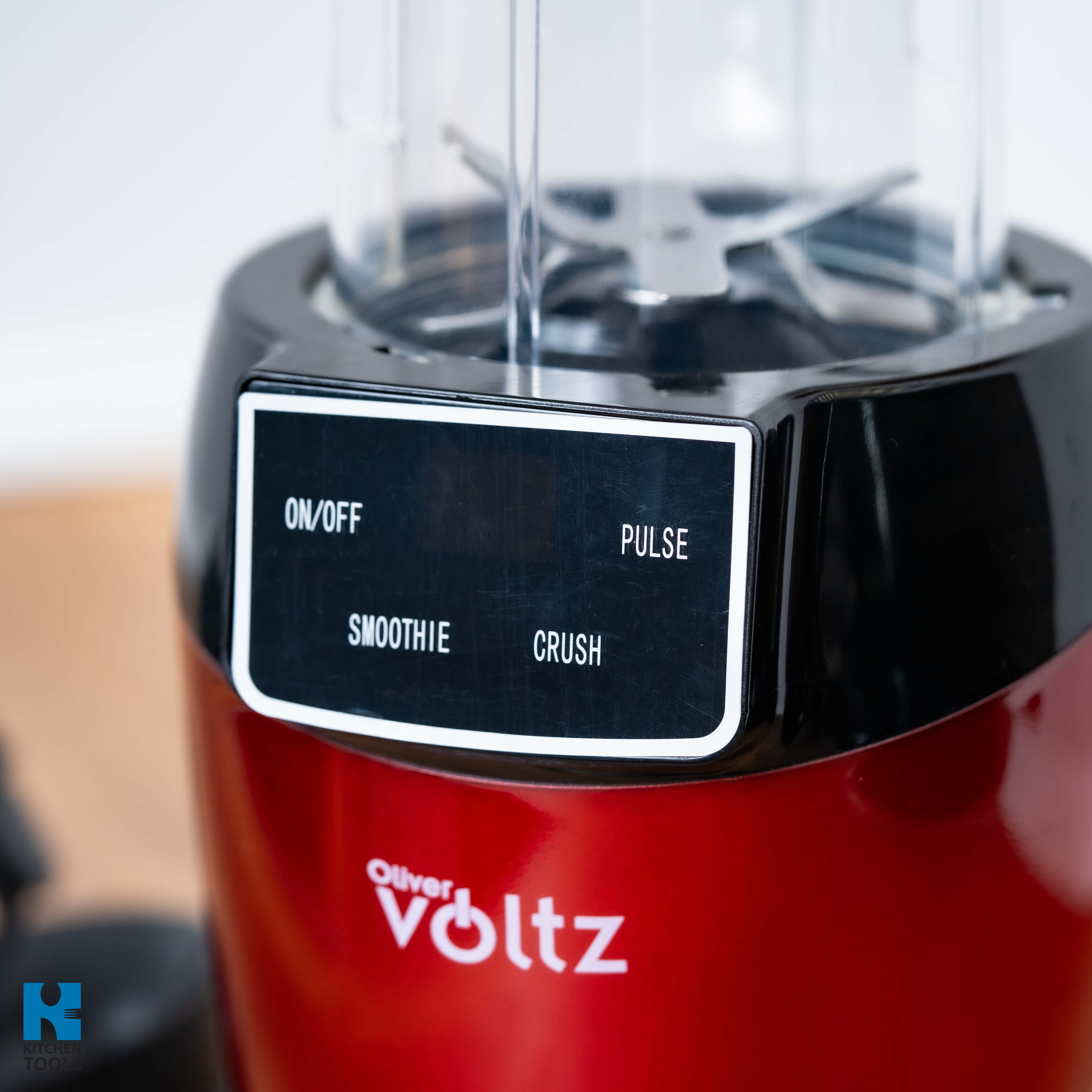 Nutribullet bucatarie multifunctional, 1200W, recipient 1000ml, pahar cu capac 800ml, Oliver Voltz, rosu