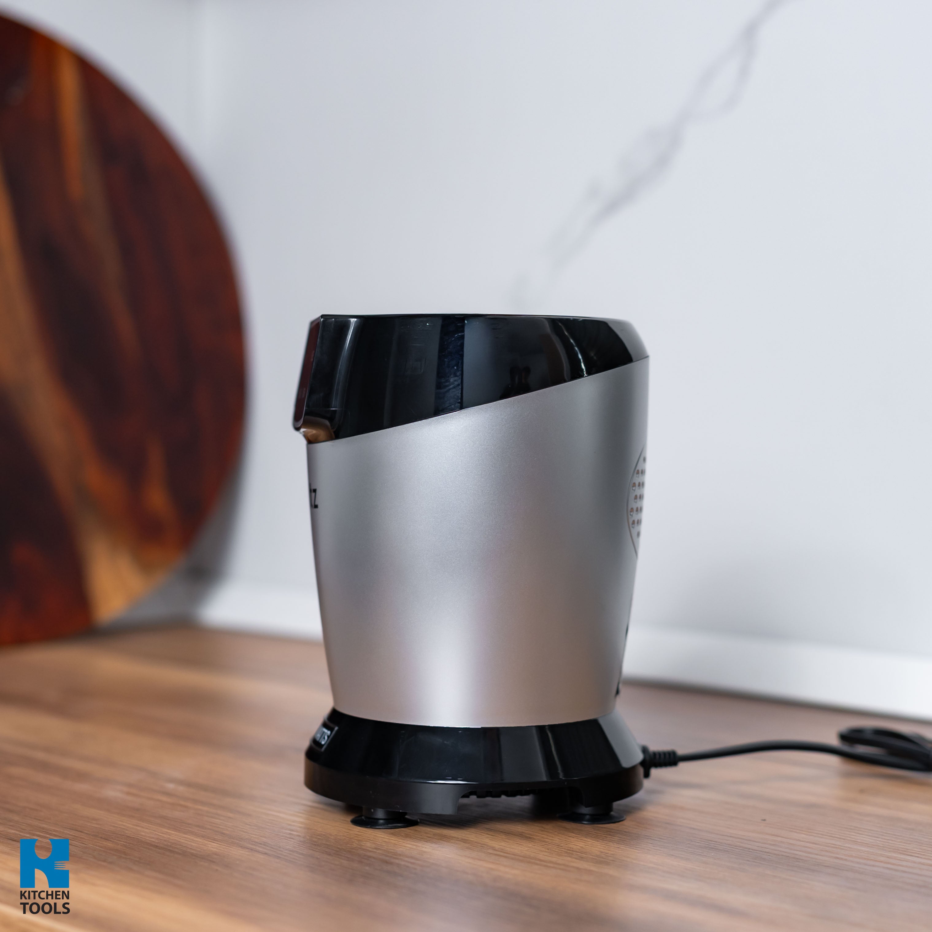 Nutribullet bucatarie multifunctional, 1200W, recipient 1000ml, pahar cu capac 800ml, Oliver Voltz, gri