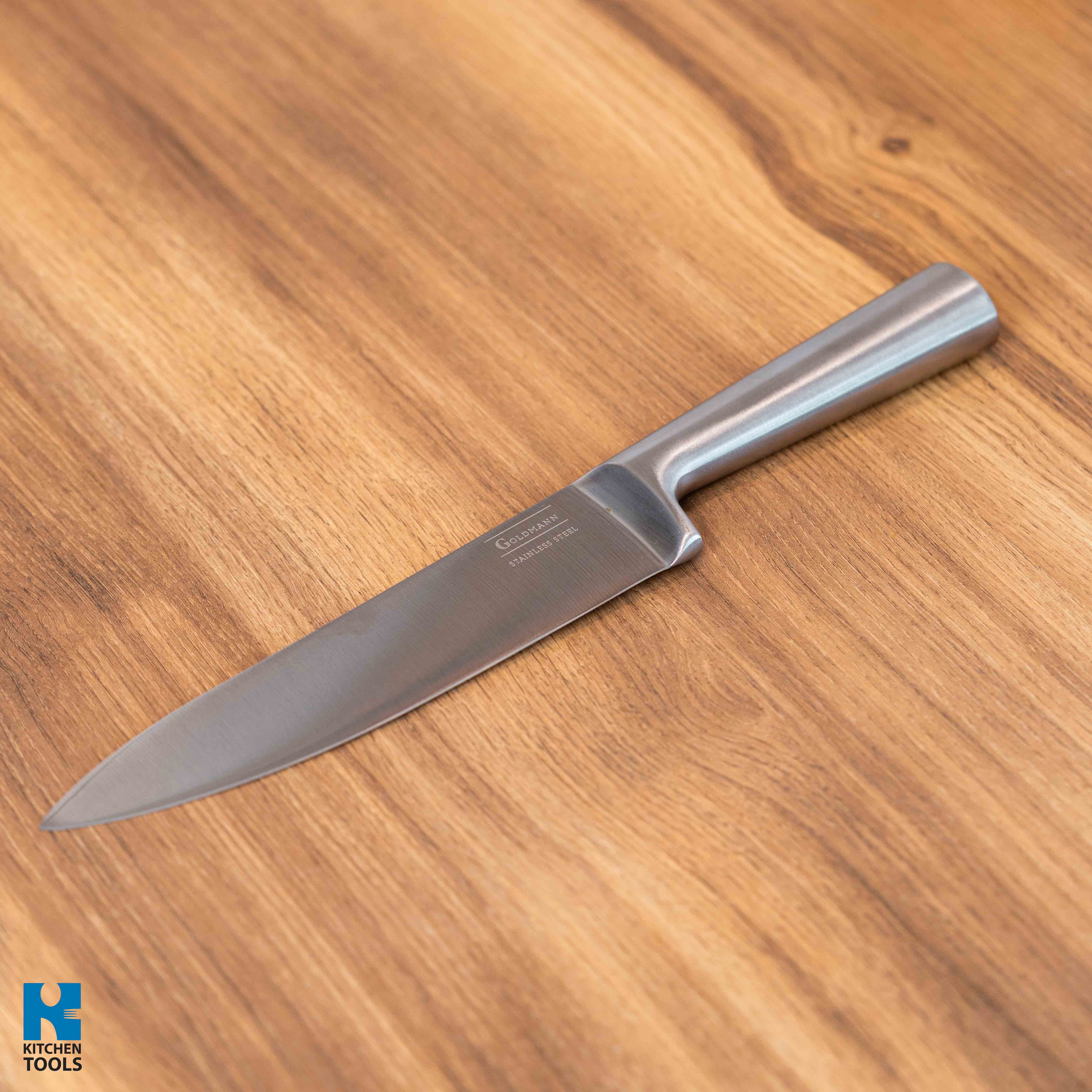 Cutitul bucatarului din otel inoxidabil, 2.5mm grosimea lamei, 20.3cm lungime, Goldmann