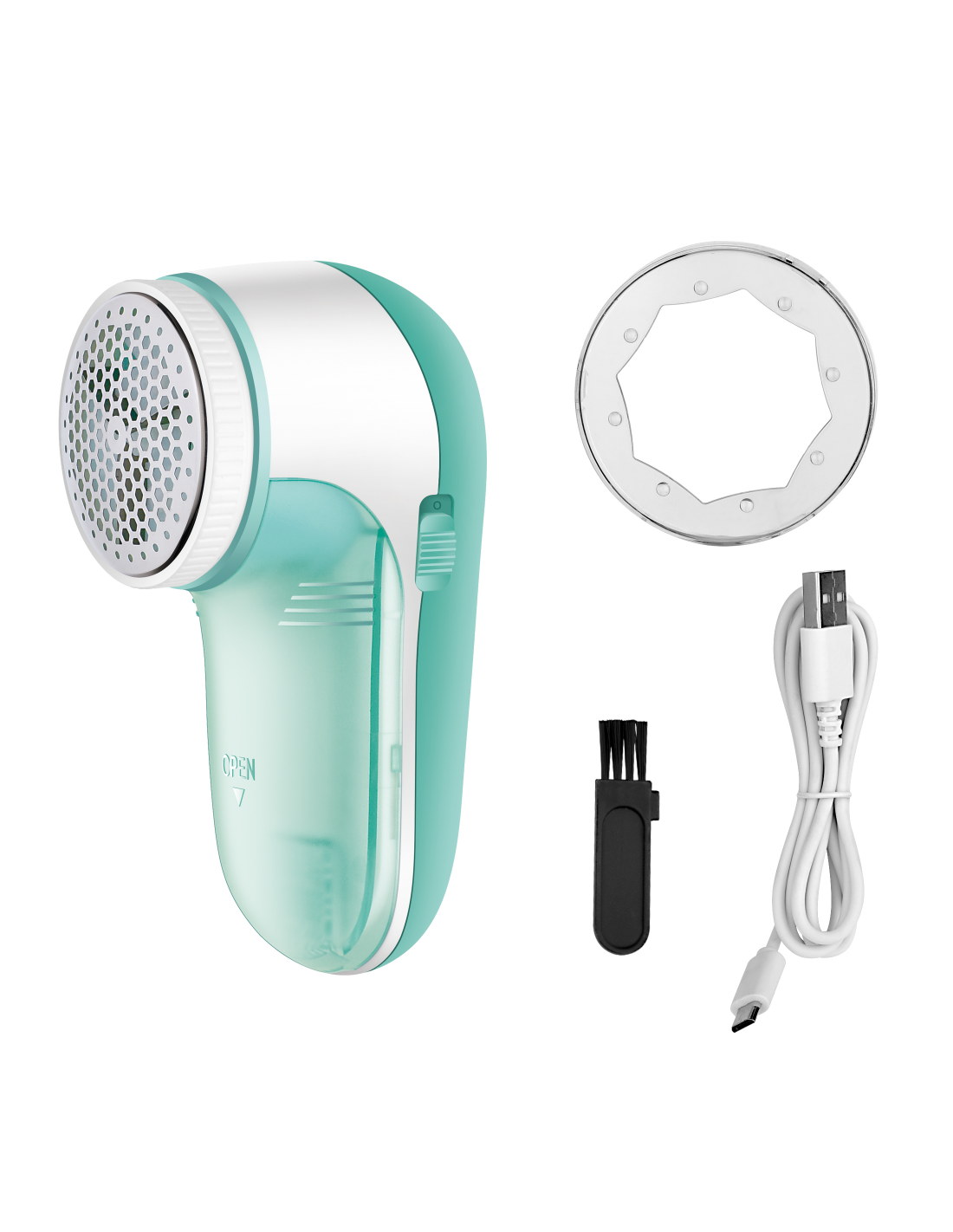 Aparat curatat scame, 5W, USB, 1200mAh, 3h autonomie, Oliver Voltz, albastru