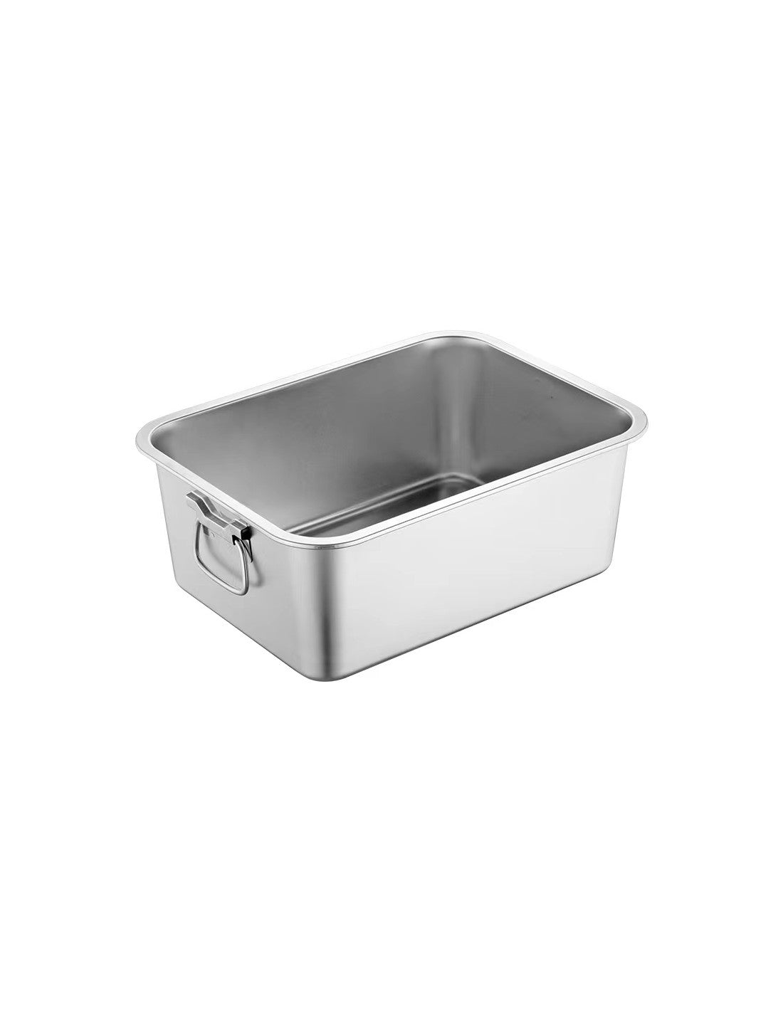 Tava rectangulara din inox, cu manere 50x35x10cm, Rosberg