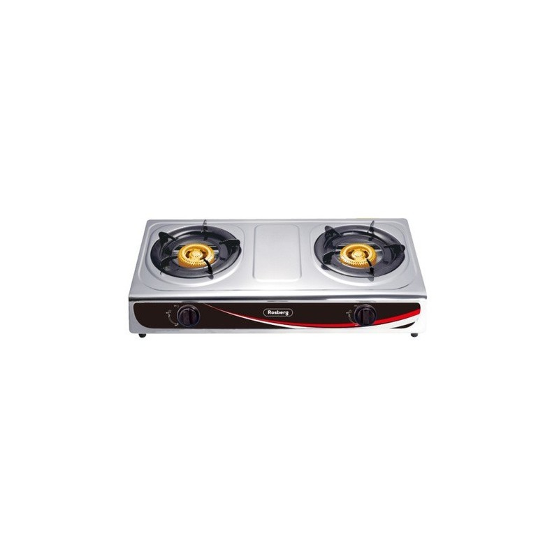 Aragaz camping portabil inox cu 2 arzătoare