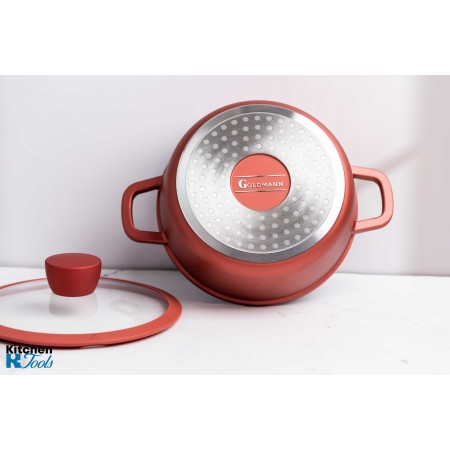 Set Vase Gătit 9 Piese, Aluminiu Turnat, Goldmann