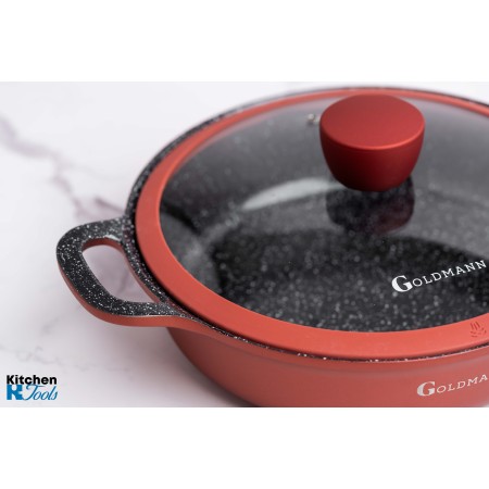 Set Vase Gătit 9 Piese, Aluminiu Turnat, Goldmann