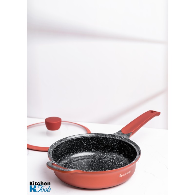 Set Vase Gătit 9 Piese, Aluminiu Turnat, Goldmann