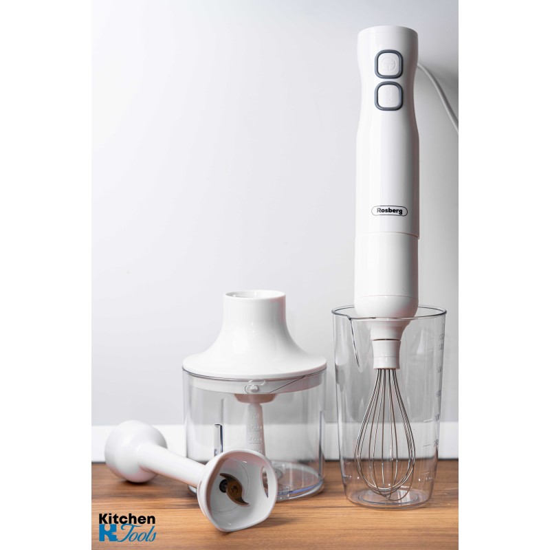 Set blender 3 in 1 Rosberg, 400W, alb
