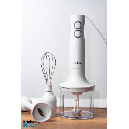 Set blender 3 in 1 Rosberg, 400W, alb