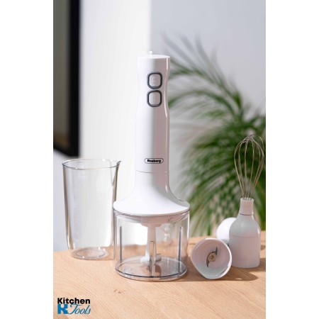 Set blender 3 in 1 Rosberg, 400W, alb