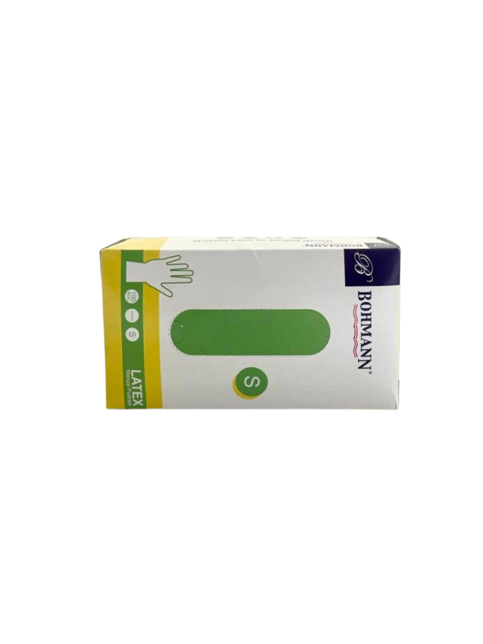 Manusi din latex 100% PREMIUM, albe pudrate, nesterile, de unica folosinta 100buc/cutie, S