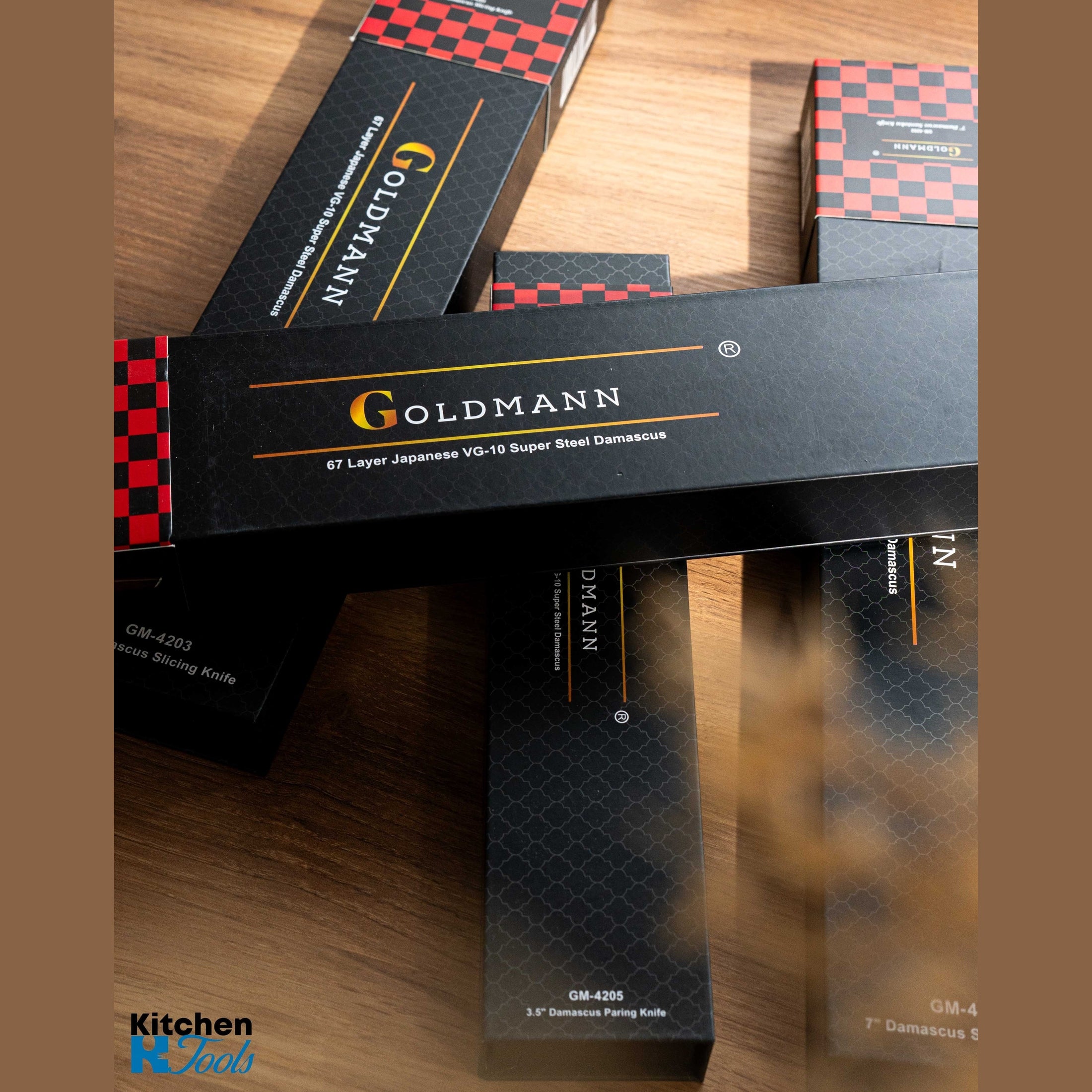 Cuțit Profesional Utilitar VG10, oțel Damasc, mâner pakka